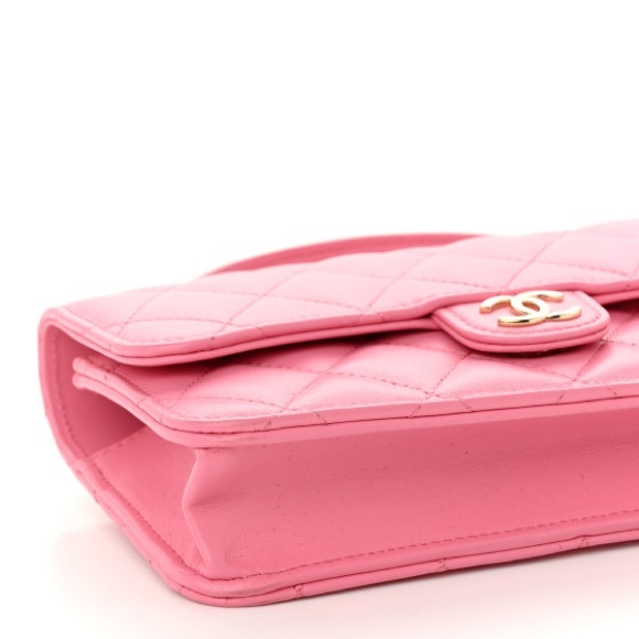 Chanel classic wallet on chain quilted lambskin mini - Picture 8 of 9